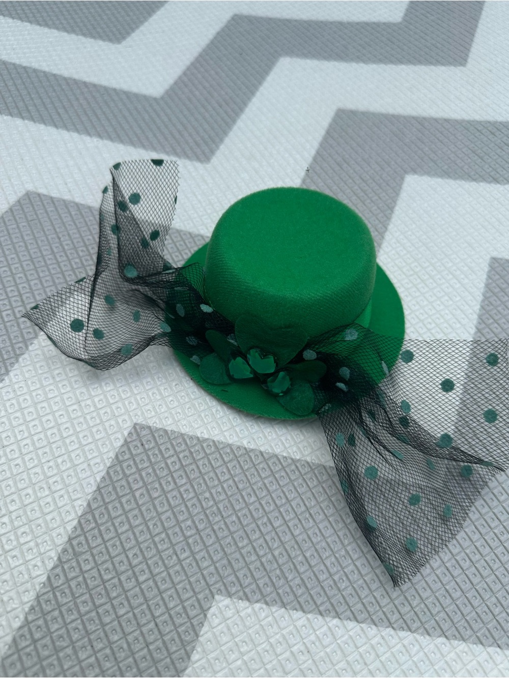 Green Mini Fascinator Hat